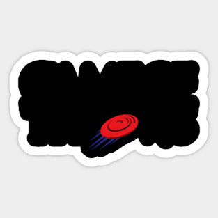 Disc Golf Frisbee Golf Sticker